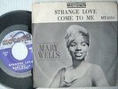 MARY WELLS Strange Love / Come To Me RARE Picture Sleeve MOTOWN PS 45 w764