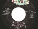 BEACH BOYS Surfin b/w Luau VERY RARE '61 CANDIX 301 1st Release 2nd Press  VG
