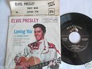 ELVIS PRESLEY Teddy Bear MINT 45 PICTURE SLEEVE & 1957 RECORD STORE TILE CARD