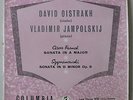 COLUMBIA 33CX 1201 *OISTRAKH JAMPOLSKIJ* FRANCK SZYMANOWSKI VIOLIN SONATAS