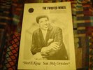 ORIGINAL TWISTED WHEEL POSTER-BEN E KING-SIGNED 
