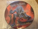 IRON MAIDEN  PICTURE DISC  A REAL LIVE ONE LP  BRAZIL PDK METAL EDDIE GREAT
