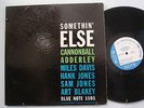 CANNONBALL ADDERLEY Somethin' Else JAZZ  LP BLUE NOTE 1595 RVG DG 63rd No R