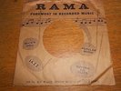 VINTAGE 45 RPM RAMA COMPANY RECORD SLEEVE VG (SLEEVE ONLY)