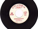 RARE PSYCH FOLK  PROMO 45 BOB DYLAN 