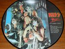 Kiss picture disc rare,KIZZ this,Promo/Italy explicit.Lire in Rome,1980?,nice