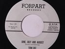 TONI DEE: June, July And August / How Soon 45 rare Rockabilly