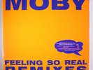 MOBY: Feeling So Real Remixes LP Sealed (saw mark, small corner bend)
