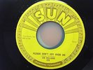 JIM WILLIAMS PLEASE DON'T CRY OVER ME SUN ORIGINAL RARE M- ROCKABILLY 45