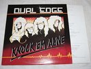 LP: Dual Edge - Knock em Alive  (1987) Christian metal