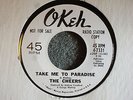 The Cheers Take Me To Paradise Okeh 7331 Promo M- Northern Soul