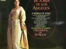 Victoria de Los Angeles(Vinyl LP)A World Of Song-HMV-ASD 651-UK-VG+/NM