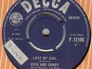 RICK AND SANDY***LOST MY GIRL***BEAT***MOD***LISTEN TO IT