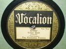 78rpm Jazz - Vocalion 15487 - THE TENNESSEE TOOTERS - Crazy Quit - Red Nichols