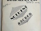 DAVID ALLAN COE - Nothing Sacred - private label - adults only  x-rated LP  1979