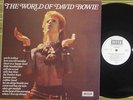 DAVID BOWIE, THE WORLD OF DAVID BOWIE, LP 1970 UK 1W/1W EX-/EX- RARE WHITE LABEL
