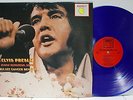 Rare Rock 'n Roll LP- Elvis Presley - Aloha Rehearsal Show - Blue Vinyl - Import