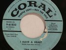 TINA ROBIN I have a heart / my mammy 45 on CORAL – popcorn oldies – VG-