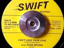 RUSS BROWN - Make me your lover - 45  MODERN SOUL/BOOGIE hear 80'S