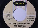 CLOVERS: Try My Lovin' On You / Sweet Side Of A Soulful Woman 45 (dj) rare Soul