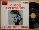EDDIE COCHRAN C'mon Everybody / Sittin' In The Balcony + 2 EP 45 7