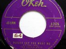 THE SCHOOLBOYS 45 Please Say You Want Me / Shirley DOO WOP Okeh 1957 w3657