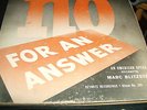 NO FOR AN ANSWER (BLITZSTEIN)..ORIGINAL CAST, KEYNOTE 78S