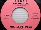 MR LEE Mr Lee's Plea / Dear One ORIGINAL TERRY 45 pressing RHYTHM & BLUES e652