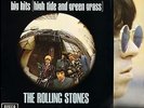 THE ROLLING STONES big hits high tide and green grass TXS 101+ poster LP EX/EX