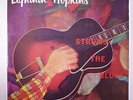 LIGHTNIN' HOPKINS: Strums The Blues LP (Mono, 2 neat clear taped seams, tiny te