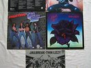 THIN LIZZY X 4 - FIGHTING / BLACK ROSE / JAILBREAK / LIVE & DANGEROUS