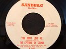 RARE NORTHERN-EPITOME OF SOUND-YOU DONT LOVE ME/WHERE WERE YOU-US SANDBAG