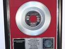 Queen & David Bowie, Under Pressure, Platin Record, Schallplatte, Award, goldene