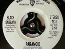 Black Sabbath – Paranoid / Van Halen – Runnin’ With The Devil / WB 7” / 100 Only