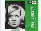 ANN CHRISTY j'aurais voulu t'ecrire/a la garance 1968 BELGIAN 7'' SINGLE