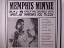 MEMPHIS MINNIE: Vol. 2 LP rare Blues & R&B
