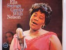 ELLA FITZGERALD: Swings Gently With Nelson LP (Mono, MGM pressing) Jazz