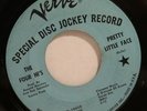 FOUR HI'S pretty little face / the train 45 on VERVE northern soul promo HEAR