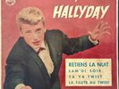 JOHNNY HALLYDAY *RETIENS* GREEN VINYL 1963 SPAIN EP Languette + inner sleeve