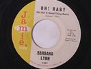 BARBARA LYNN: Oh Baby / Unfair 45 Soul