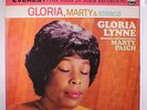 GLORIA LYNNE: Gloria, Marty & Strings LP (neat clear taped seams) Jazz