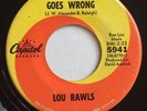 LOU RAWLS northern soul 45 When Love Goes Wrong   Capitol