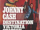 JOHNNY CASH  Destination Victoria Station SEALED LP TRAIN SONGS