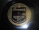 DYKES' MAGIC CITY TRIO BRUNSWICK 78 RPM RECORD 129 HUCKLEBERRY BLUES