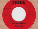 RARE WHITE GROUP THE UNIQUES – I´M SO UNHAPPY on PRIDE 1018 HEAR