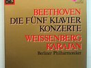 Weissenberg Karajan Beethoven • Quadraphonic • 5 Piano Concertos • 4-LP Set EMI