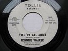 JOHNNIE WALKER   You're All Mine /Rain From The Skies garage/soul   TOLLIE PROMO