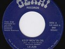 LE-JUN CONNECTION Keep Movin On RARE modern soul 45 GOSPEL FUNK Roscoe Robinson