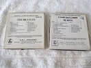 2 x THE BEATLES TWIN TRACK MONO TAPE RECORD ( HELP & A HARD DAYS NIGHT )