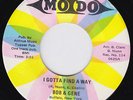 BOB & GENE I Gotta Find A Way RARE northern soul 45 SWEET SOUL crossover LISTEN